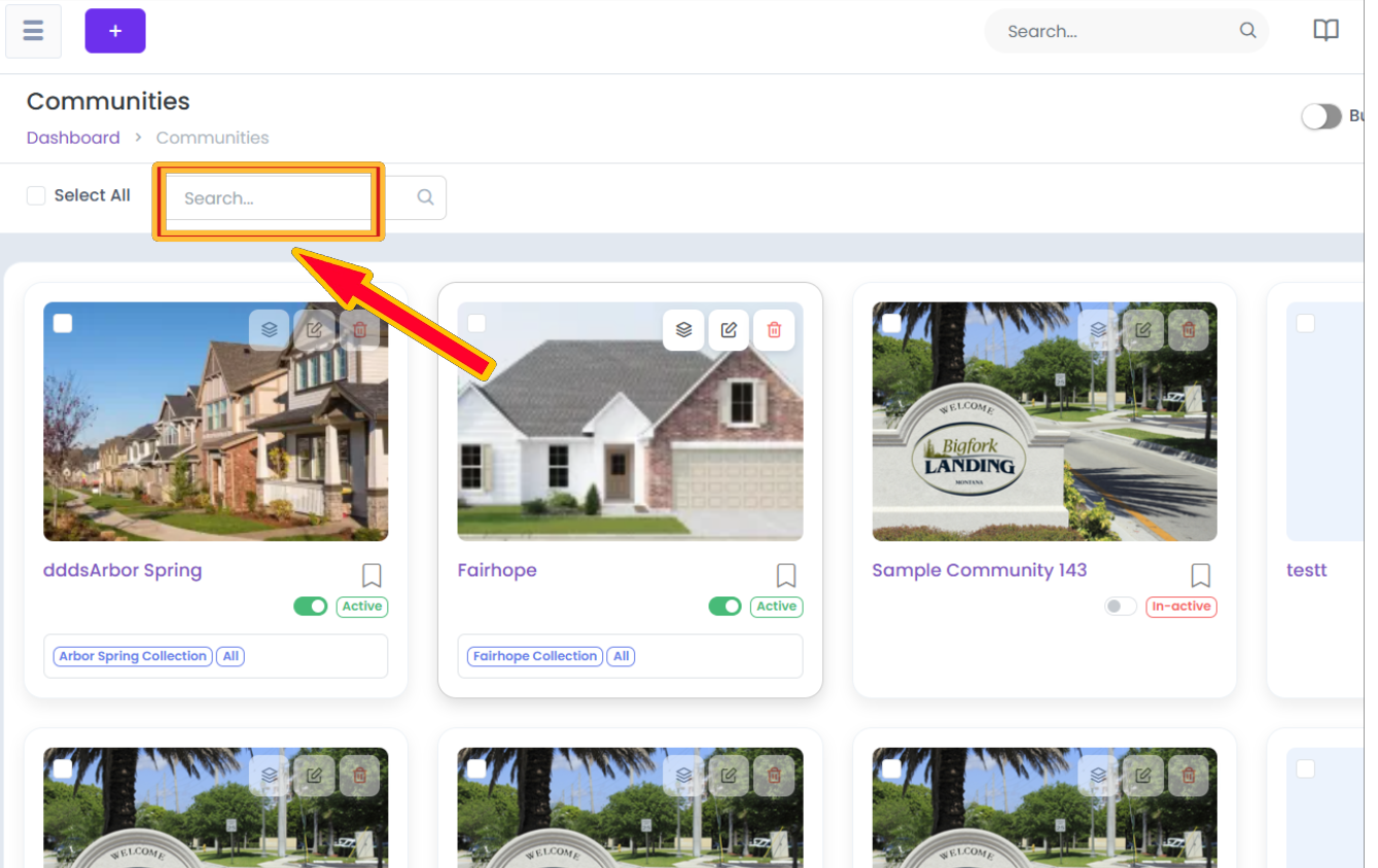 Search Communities